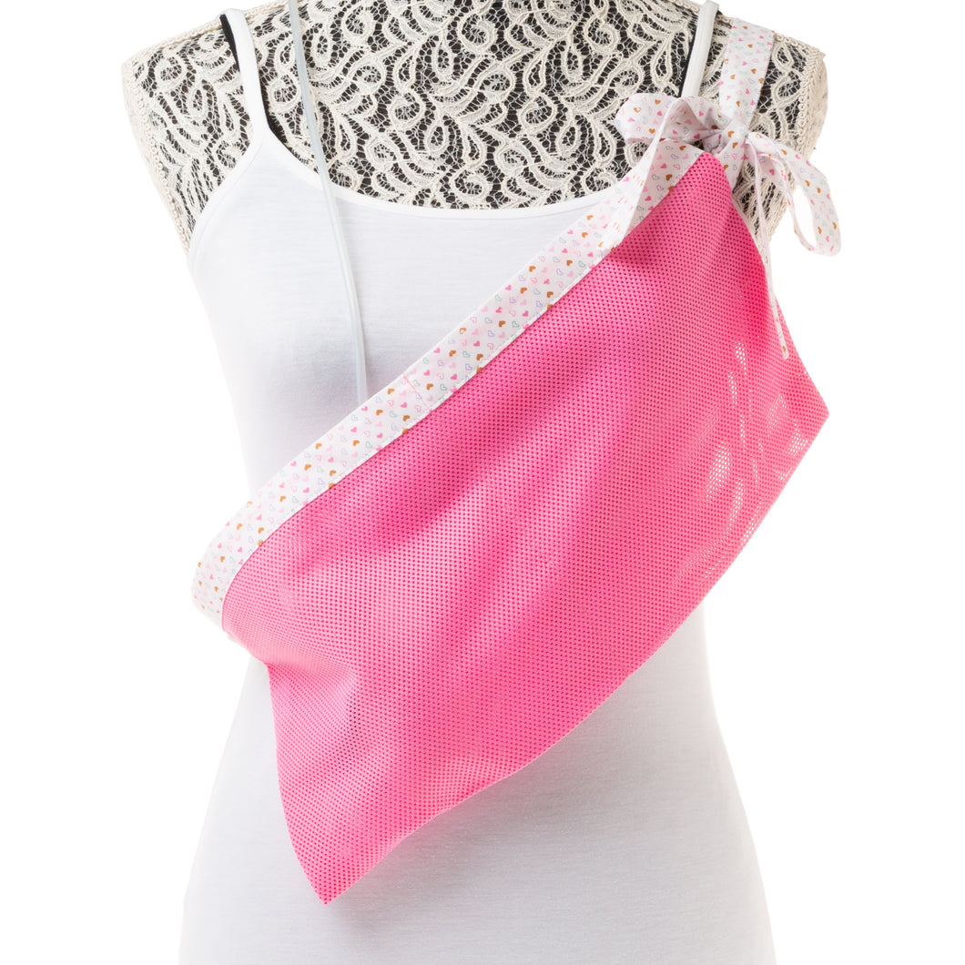 Pink Soft Mesh Post-Surgery Breathable & Quick Dry Drain Holder