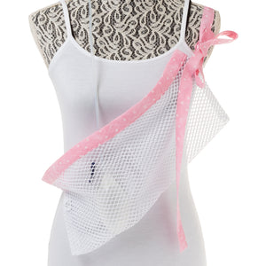 Pink Dot Trim Shower Drain Holder