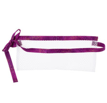 Load image into Gallery viewer, Purple &amp; Gold Shower Mesh Surgical Drain Holder
