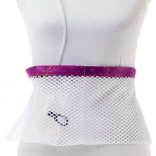 Load image into Gallery viewer, Purple &amp; Gold Shower Mesh Surgical Drain Holder
