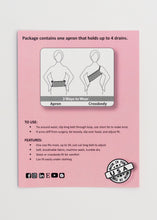 Load image into Gallery viewer, Pink Leaves Shower Mesh Surgical Drain Holder
