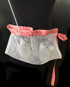 Pink Leaves Shower Mesh Surgical Drain Holder