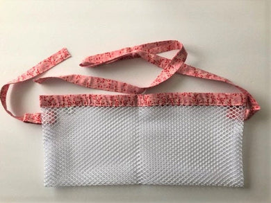 Pink Leaves Shower Mesh Surgical Drain Holder
