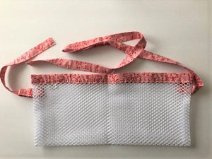 Pink Leaves Shower Mesh Surgical Drain Holder