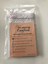 Load image into Gallery viewer, White Shower Mesh Post-Surgical Drain Holder with Heart Trim
