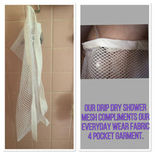 Load image into Gallery viewer, White Shower Mesh Surgical Drain Holder - White
